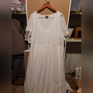 White dress from torrid, never worn